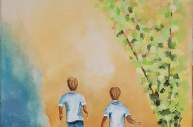 Kinder Acrylbild Acryl Malen Spielen 